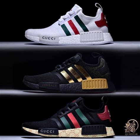 custom gucci x adidas nmd white|Gucci NMD where to buy.